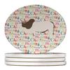 Malvi Cow Christmas Large Sandstone Coasters Pack of 4 view 1