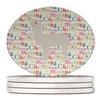Alpaca Christmas Large Sandstone Coasters Pack of 4 view 1