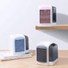 Mini Personal Air Cooler, USB Compact Coolers, Portable Fan Cooler with water tank, for Home Office Bedroom Garden Outdoors, Eco Friendly (grey) view 3