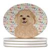 Doodle Fawn #1 Christmas Large Sandstone Coasters Pack of 4 view 1