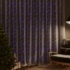 Gecheer LED Curtain Fairy Light, Blue Plastic 9.8x9.8ft with USB Connector, Waterproof Indoor Outdoor Lighting for Living Room Decor view 1