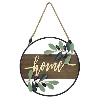 12X20 Metal Wood Home Wall Decor