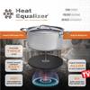Heat Equalizer-9.25 inch Black Ceramic Finish Heat Diffuser  Aluminum & Copper Alloy for Gas & Electric Stoves-Hot Plate & Burner Cover-Simmer plate view 3