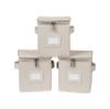 Covermates Keepsakes - Zip-Top Storage Box - Heavy Duty Polyester- Reinforced Handles - Stackable Design - Indoor Storage, Beige Heather view 1
