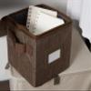 Covermates Keepsakes - Zip-Top Storage Box - Heavy Duty Polyester- Reinforced Handles - Stackable Design - Indoor Storage, Brown Heather view 4