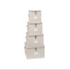 Covermates Keepsakes Dish Storage Box - Stackable, Reinforced Handles, China Storage, Beige Heather view 1