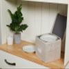 Covermates Keepsakes Dish Storage Box - Stackable, Reinforced Handles, China Storage, Beige Heather view 4