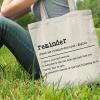 ENEDNATE Reminder Definition Reusable Canvas Tote Bag Cute Word Definition Meaning Shopping Tote Bags for Girls Women Christmas Birthday 16x15 view 2