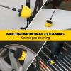 Holikme 6Pc Drill Brush Set - Scrub Brushes with Extension for Home Clean view 3