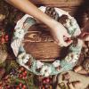 BFYDOAA 4 Pack Rattan Wreath Frame 30cm Natural Grapevine Wreath Forms Holiday Wreath Base Vine Branch Ring Hoop for DIY Crafts view 1