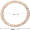 BFYDOAA 4 Pack Rattan Wreath Frame 30cm Natural Grapevine Wreath Forms Holiday Wreath Base Vine Branch Ring Hoop for DIY Crafts view 2