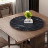 60/70/80cm Rotating Serving Tray For Dining Table, Home Dining Turntable, Wooden Swivel Serving Display, 360 Rotating Board, Hotel Tabletop Service Plate, Turntable Only (Color : A, Size : 70cm-28i view 1