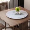 60/70/80cm Rotating Serving Tray For Dining Table, Home Dining Turntable, Wooden Swivel Serving Display, 360 Rotating Board, Hotel Tabletop Service Plate, Turntable Only (Color : B, Size : 70cm-28i view 1