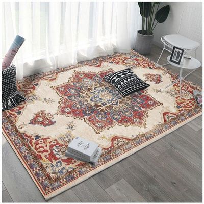 OLOTU European Style Heated Area Rug Carbon Crystal with Timer and Thermostat Electric Heated Carpet Large Size Heated Floor Mats