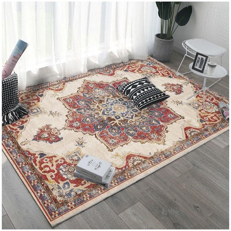 OLOTU European Style Heated Area Rug Carbon Crystal with Timer and Thermostat Electric Heated Carpet Large Size Heated Floor Mats