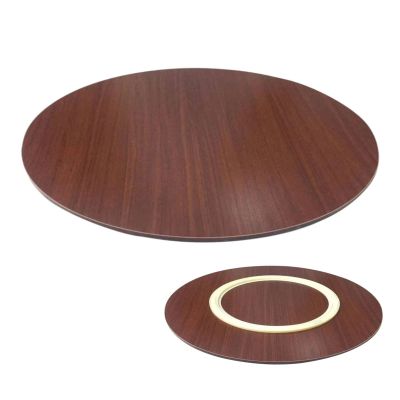 50/60/70cm Wooden Lazy Susan Serving Tray, Revolves 360 Rotating Board, Round Rotating Serving Plate, Dining Table Organizer Tray, Swivel Furniture (Color : C, Size : 70cm-28in)