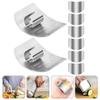 Stainless Steel Finger Guards for Safe Cutting and Slicing 8pcs view 2