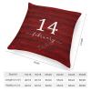 2022-02-14 00 00 00 Decorative Throw Pillow Case Valentine's Day Quote Square Cushion Cover Pillowcase for Wedding Anniversary Bridal Shower Engagement Valentine's Day His And Hers Gifts 24"x24" view 2
