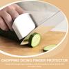 8 Pcs Stainless Steel Kitchen Finger Protectors for Safe Cutting view 2
