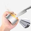8 Pcs Stainless Steel Kitchen Finger Protectors for Safe Cutting view 4