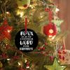 Botox is Just Another Word for Happiness Ornament,Round Holiday Christmas Ornament 2.75 inch Flat Both Sides view 3