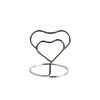 Tofficu 10pcs Heart Shape Place Memo Holders Elegant Silver Wire Table Number Stands for Weddings Parties and Events for Menu Photo and Note Display view 3