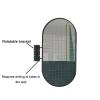 GQJNHUI Iron,Bathroom Corner Mirror,Swivel Wall Mirror,Bathroom Side Hanging Beveled Mirror with Stand,Black/White/Gold,HD Silver Mirror,Vanity Mirror for Living Room Bedroom Hallway (Color : Wh view 4