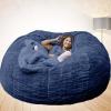 AAXYZX Bean Bag Chair Cover, Oversized Bean Bag Cover,Without Filling, Washable Zipped Lazy Sofa Chair Cover, Living Room Furniture Soft Adult Beanbag Chair Outside Cover view 1