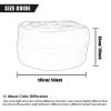 AAXYZX Bean Bag Chair Cover, Without Filling Living Room Furniture Soft Washable Durable Comfortable Oversized Beanbag Floor Chair Washable Zipped Lazy Sofa Cover(5ft: 13565 cm/ 5426) view 2