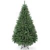 CAPHAUS 6 Feet, w/ 1,430 Branch Tips, Dunhill Fir Full Artificial Green Christmas Tree, Premium Pre-Hinged Fake Xmas Tree for Indoor Home, Office, Party, Holiday Decoration, Includes Metal Stand view 1