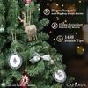 CAPHAUS 6 Feet, w/ 1,430 Branch Tips, Dunhill Fir Full Artificial Green Christmas Tree, Premium Pre-Hinged Fake Xmas Tree for Indoor Home, Office, Party, Holiday Decoration, Includes Metal Stand view 4