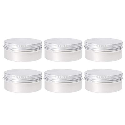 FOMIYES Bath Tin Box 10pcs 100ml Aluminum Travel Makeup Jars Leak Proof for Cosmetics