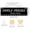 Toddmomy 1set Family Birthday Tracker Wall Calendar Wooden Reminder Board for Special Days Creative Design for Birthdays Anniversaries Celebrations Family Present view 2