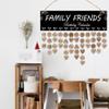 Toddmomy 1set Family Birthday Tracker Wall Calendar Wooden Reminder Board for Special Days Creative Design for Birthdays Anniversaries Celebrations Family Present view 3