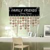 Toddmomy 1set Family Birthday Tracker Wall Calendar Wooden Reminder Board for Special Days Creative Design for Birthdays Anniversaries Celebrations Family Present view 4