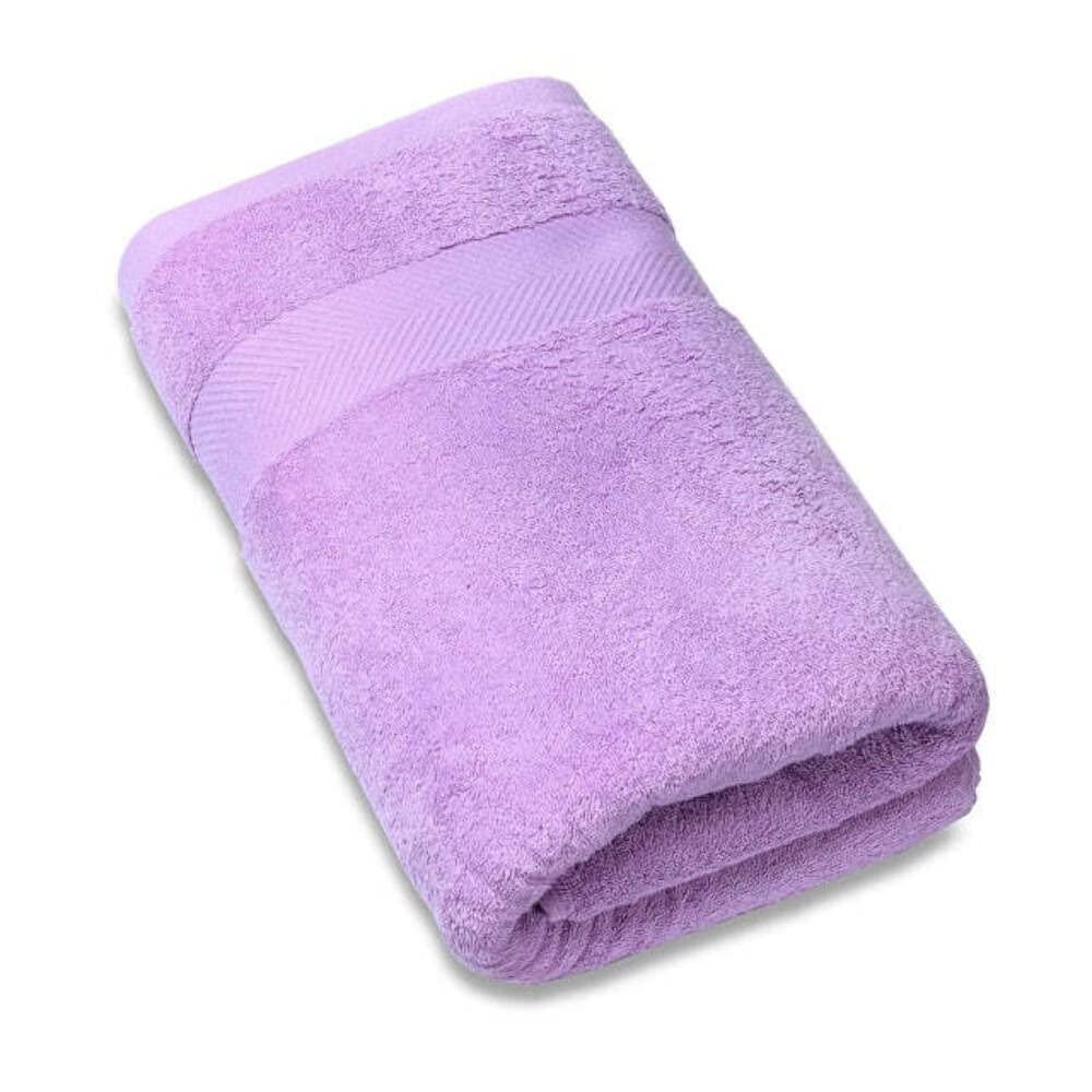 Bath Towel SEMAXE Luxury 100% cotton, High absorbency, Hotel & Spa Quality Premium,soft and thick For Bathroom-Beach (Purple) Purple China 69x 137cm