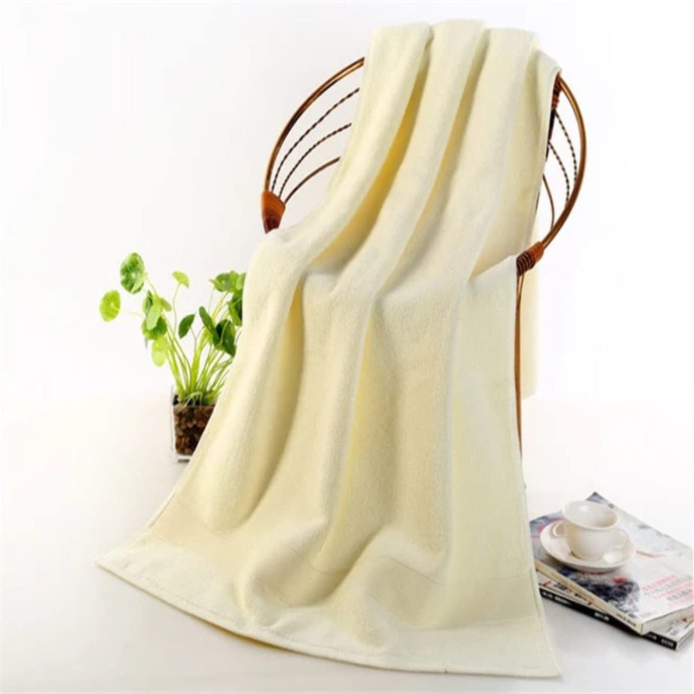 100% Egyptian Cotton 660g Highly Quality Bath Towel 5 Star Hotel Thick Beach Towel More Soft 32s Bath Towel cream color 70cmx140cm