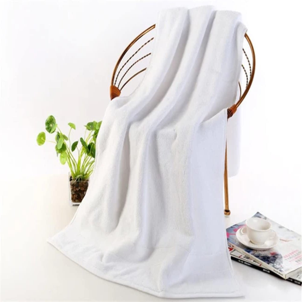 100% Egyptian Cotton 660g Highly Quality Bath Towel 5 Star Hotel Thick Beach Towel More Soft 32s Bath Towel White 70cmx140cm