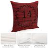 2022-02-14 00 00 00 Decorative Throw Pillow Case Valentine's Day Quote Square Cushion Cover Pillowcase for Wedding Anniversary Bridal Shower Engagement Valentine's Day His And Hers Gifts 20"x20" view 4