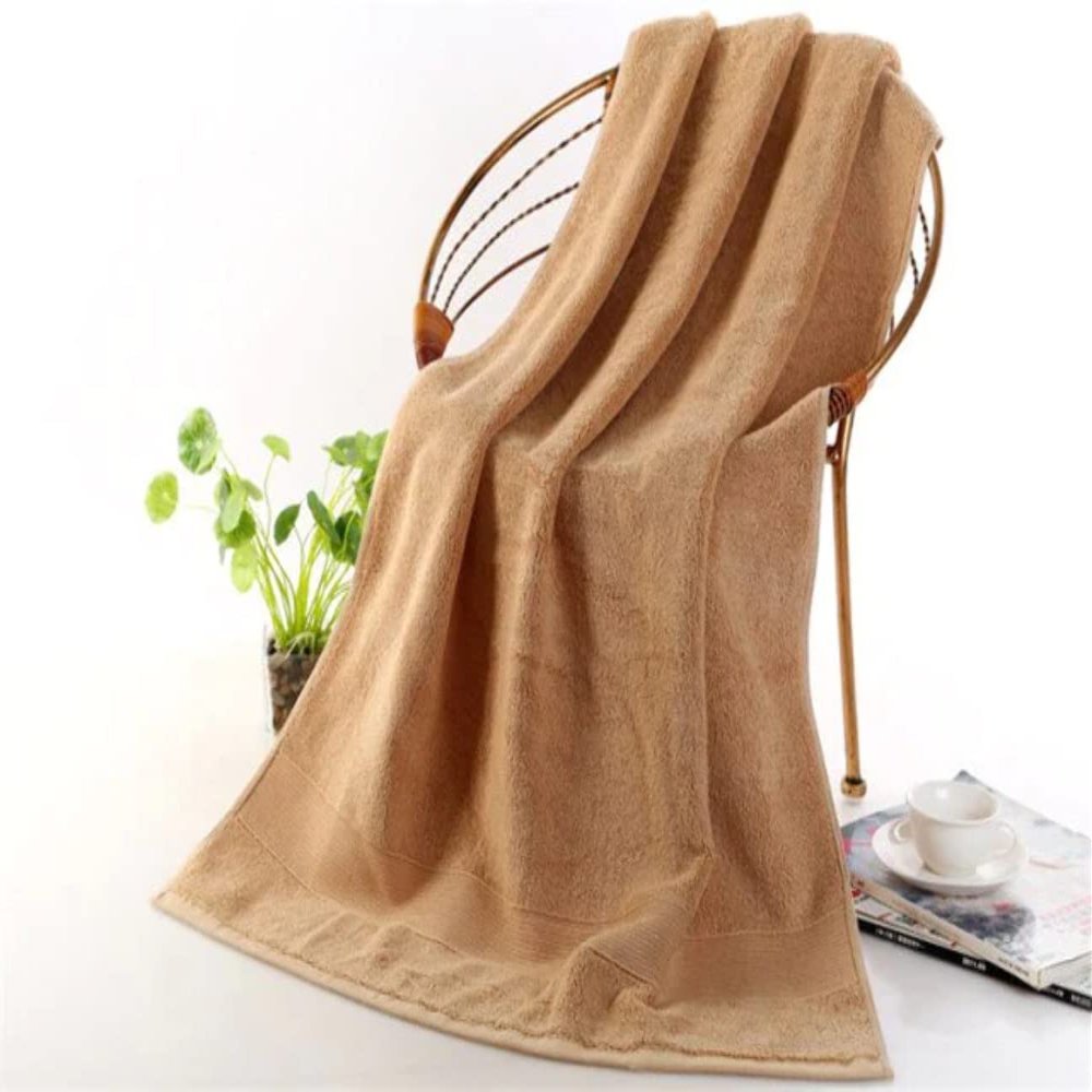100% Egyptian Cotton 660g Highly Quality Bath Towel 5 Star Hotel Thick Beach Towel More Soft 32s Bath Towel Brown 70cmx140cm