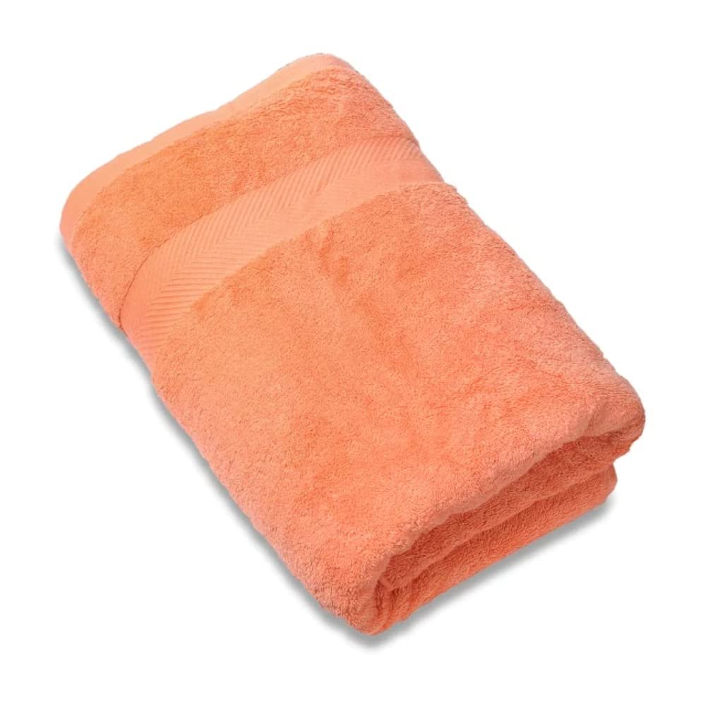 Bath Towel SEMAXE Luxury 100% cotton, High absorbency, Hotel & Spa Quality Premium,soft and thick For Bathroom-Beach (Purple) Orange China 69x 137cm