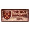 West Ham United FC Supporters Shed Plaque (One Size) (Brown) view 1