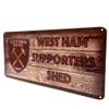 West Ham United FC Supporters Shed Plaque (One Size) (Brown) view 3