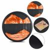 KridDr Moving Sand Art Picture Kinetic 3D Sand Art Moving Sand Landscape Display Round Glass 360 Rotating Hourglass Decor for Home, Office Desk view 4