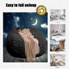 AAXYZX Bean Bag Cover, Oversized Round Chair Beanbag Cover, Giant Bean Bag Chairs Cover for Home Garden Lounge Living Room Big Round Soft Fluffy Faux Fur Lazy Sofa Cover view 4
