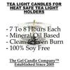 24 Pack Balsam and Cedar Scented Mineral Oil Based Gel Candle Tea Lights - Up to 8 Hours Each by The Gel Candle Company in USA view 4