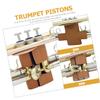 Mikinona Trumpet Piston Protective Case for Trumpet Accessories Lightweight and Design Ideal for Mouthpiece and Stand Compatibility view 3