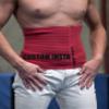 SG TRAINING FIT #1 Custom Text/Logo Sport Pro Wool Cotton Warming Belt Relieves Back Pain Supports Lumbar and Muscles Optimal Compression for Men and Women. (2, Purple) view 3