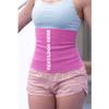 SG TRAINING FIT #1 Custom Text/Logo Sport Pro Wool Cotton Warming Belt Relieves Back Pain Supports Lumbar and Muscles Optimal Compression for Men and Women. (3, Pink) view 1