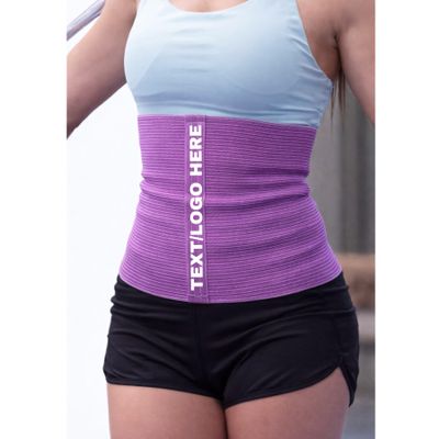 SG TRAINING FIT #1 Custom Text/Logo Sport Pro Wool Cotton Warming Belt Relieves Back Pain Supports Lumbar and Muscles Optimal Compression for Men and Women. (3, Purple)